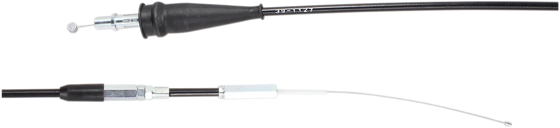 Moose Offroad Black Vinyl Throttle Cable - 44" - Yamaha 45-1070 - Side View