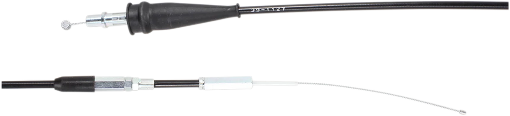 Moose Offroad Black Vinyl Throttle Cable - 44" - Yamaha 45-1070 - Side View