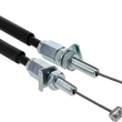 Load image into Gallery viewer, Moose Offroad Black Vinyl Throttle Cable - Stock Length - Honda 45-1273 - Back View