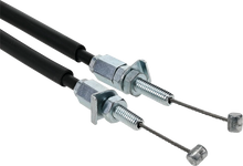 Load image into Gallery viewer, Moose Offroad Black Vinyl Throttle Cable - Stock Length - Honda 45-1273 - Back View