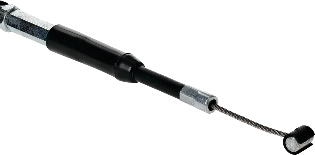 Moose Offroad Black Vinyl Throttle Cable - Stock Length - Polaris 45-1274 - Installation View