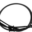 Load image into Gallery viewer, Moose Offroad Black Vinyl Throttle Cable - Stock Length - 45-1280 fits Yamaha YZ450 - Main Product View