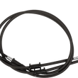 Load image into Gallery viewer, Moose Offroad Black Vinyl Throttle Cable - Stock Length - 45-1281 fits Yamaha 250 - Main Product View