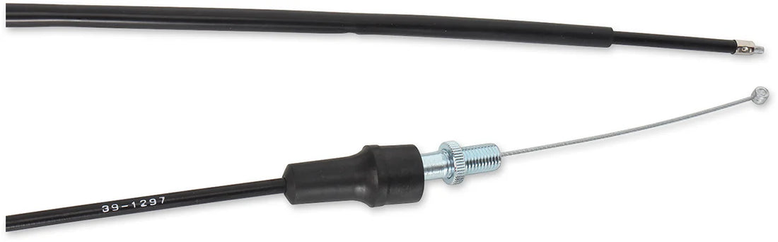 Moose Offroad Black Vinyl Throttle Cable - Stock Length - Honda 45-1201 - Side View
