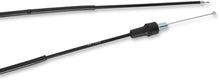 Load image into Gallery viewer, Moose Offroad Black Vinyl Throttle Cable - Stock Length - Suzuki 45-1122 - Side View