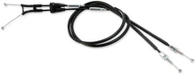 Load image into Gallery viewer, Moose Offroad Black Vinyl Throttle Cable - Stock Length - Yamaha 45-1182 - Main Product View