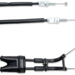 Load image into Gallery viewer, Moose Offroad Black Vinyl Throttle Cable - Stock Length - Yamaha 45-1182 - Side View