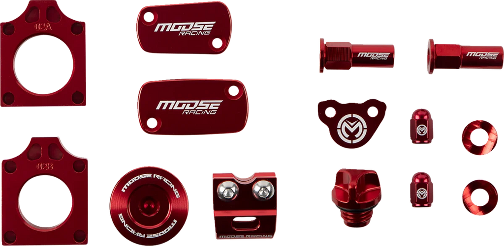 Moose Offroad Bling Kit - Red M57-1009R fits Honda - Main Product View