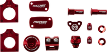 Load image into Gallery viewer, Moose Offroad Bling Kit - Red M57-1009R fits Honda - Main Product View