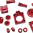 Load image into Gallery viewer, Moose Offroad Bling Kit - Red M57-1009R fits Honda - Side View