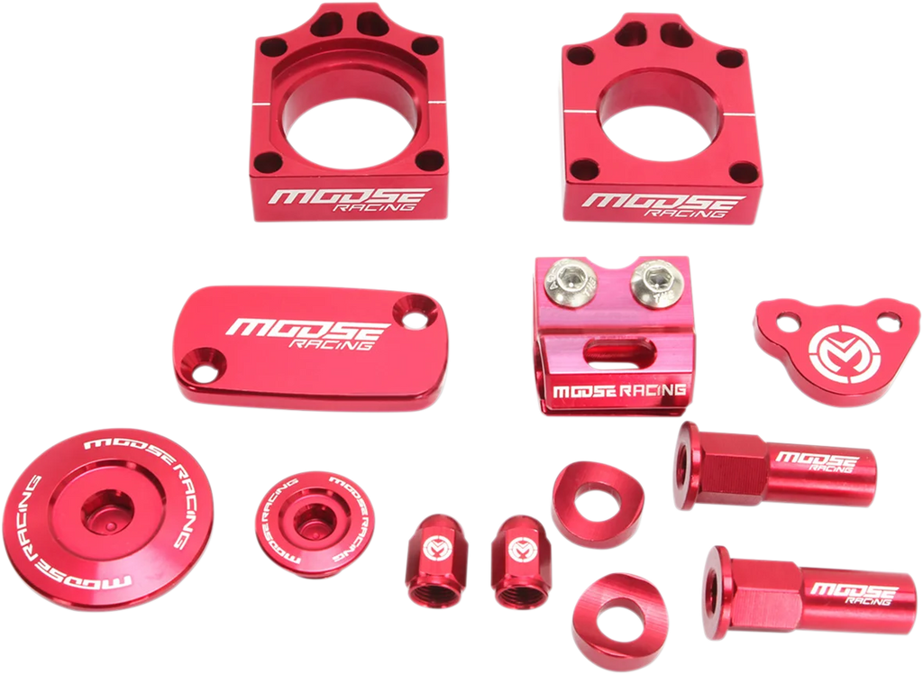 Moose Offroad Bling Pack - Red M57-1004R fits Honda - Main Product View