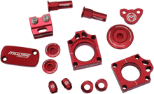 Load image into Gallery viewer, Moose Offroad Bling Pack - Red M57-1004R fits Honda - Side View