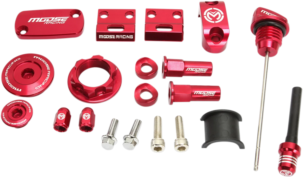 Moose Offroad Bling Pack - Red M57-1005R fits Honda - Main Product View
