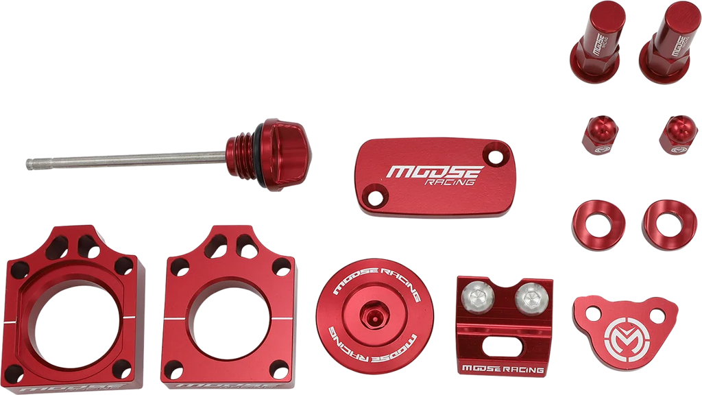 Moose Offroad Bling Pack - Red M57-1007R fits Honda - Main Product View