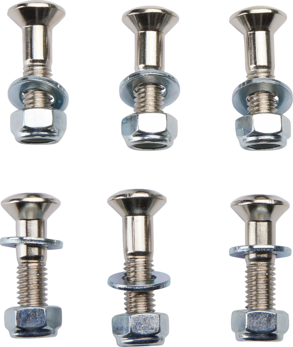 Moose Offroad Bolts with Nuts/Washers - Sprocket - M8 x 30 mm - 6 Pack - 039-6477 fits Kawasaki - Side View
