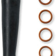 Load image into Gallery viewer, Moose Offroad Brake Line - Front - Stainless Steel - Y01-1-043/P fits Yamaha - Side View
