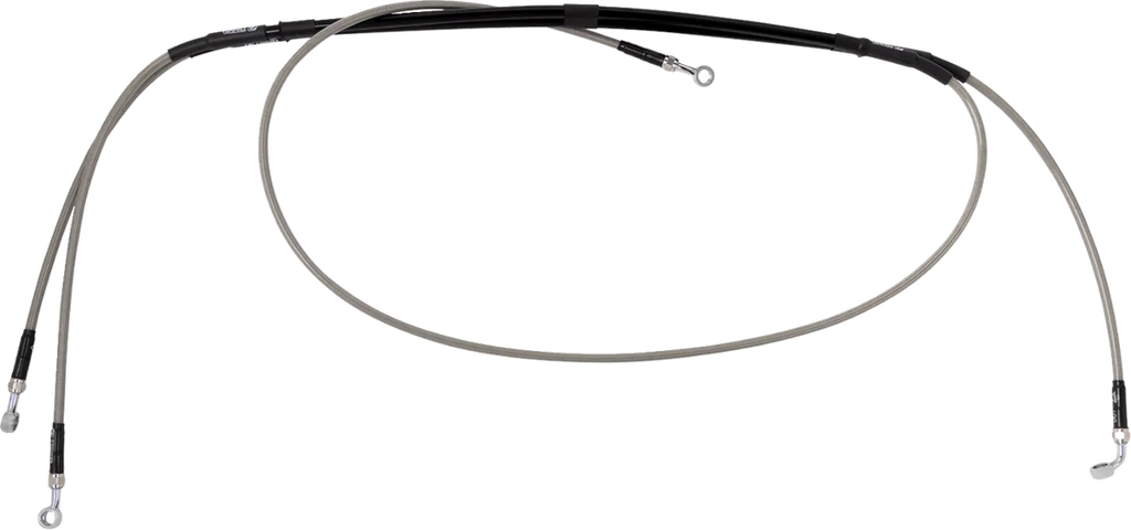 Moose Offroad Brake Line Pair - Stainless Steel B05-1-018/P - Main Product View