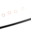 Load image into Gallery viewer, Moose Offroad Brake Line - Rear - Stainless Steel - H02-2-035/P fits Honda - Main Product View