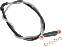 Load image into Gallery viewer, Moose Offroad Brake Line - Rear - Stainless Steel - Y01-2-021/P fits Yamaha - Side View
