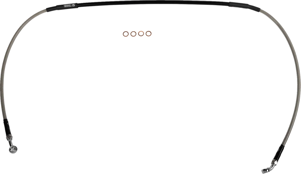 Moose Offroad Brake Line - Stainless Steel K02-1-061/P - Side View