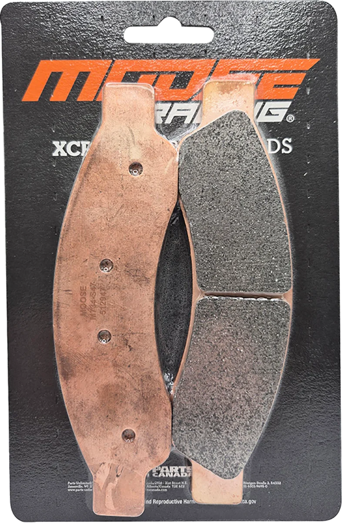 Moose Offroad Brake Pad - Front - M734-S47 fits Can-Am - Side View