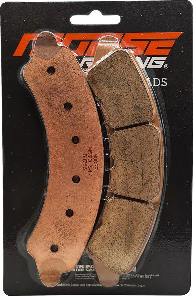 Moose Offroad Brake Pad - Front - Polaris RZR M590-S47 - Main Product View