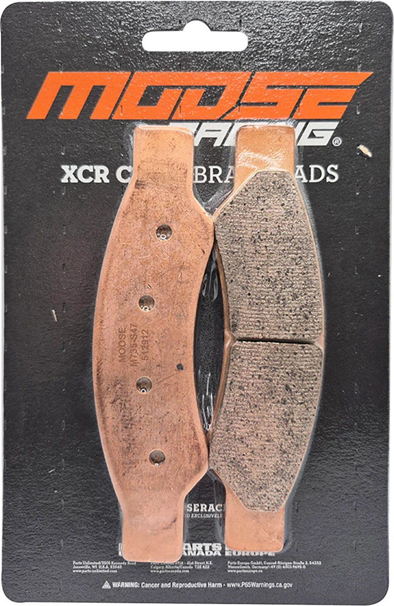 Moose Offroad Brake Pad - Rear - M735-S47 fits Can-Am - Side View
