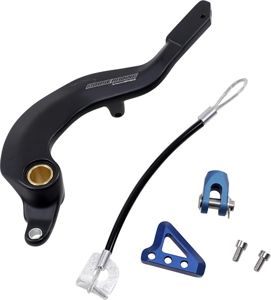 Moose Offroad Brake Pedal - Blue - 82-0221-21-22 fits Yamaha - Main Product View