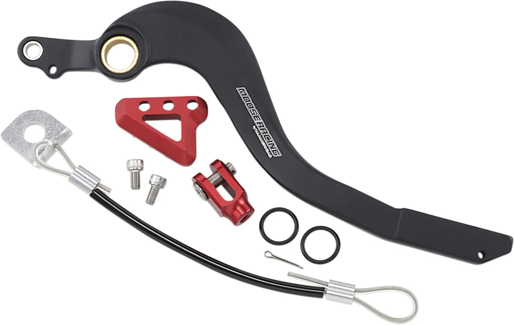 Moose Offroad Brake Pedal - Red - 82-0104-21-11 fits Honda - Main Product View