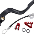 Load image into Gallery viewer, Moose Offroad Brake Pedal - Red - 82-0105-21-11 fits Honda - Side View