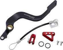 Load image into Gallery viewer, Moose Offroad Brake Pedal - Red - 82-0105-21-11 fits Honda - Side View