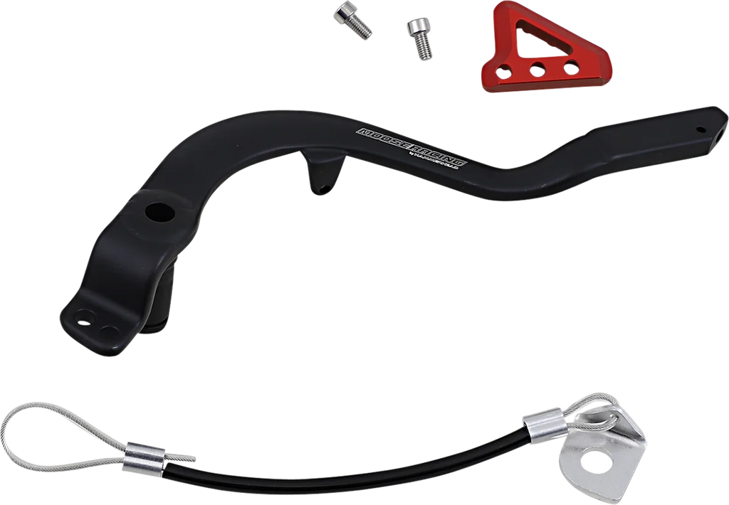 Moose Offroad Brake Pedal - Red - 82-0108-21-11 fits Honda - Main Product View