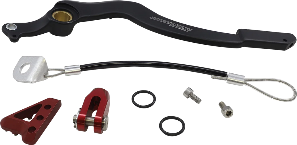 Moose Offroad Brake Pedal - Red - 82-0109-21-11 fits Honda - Main Product View