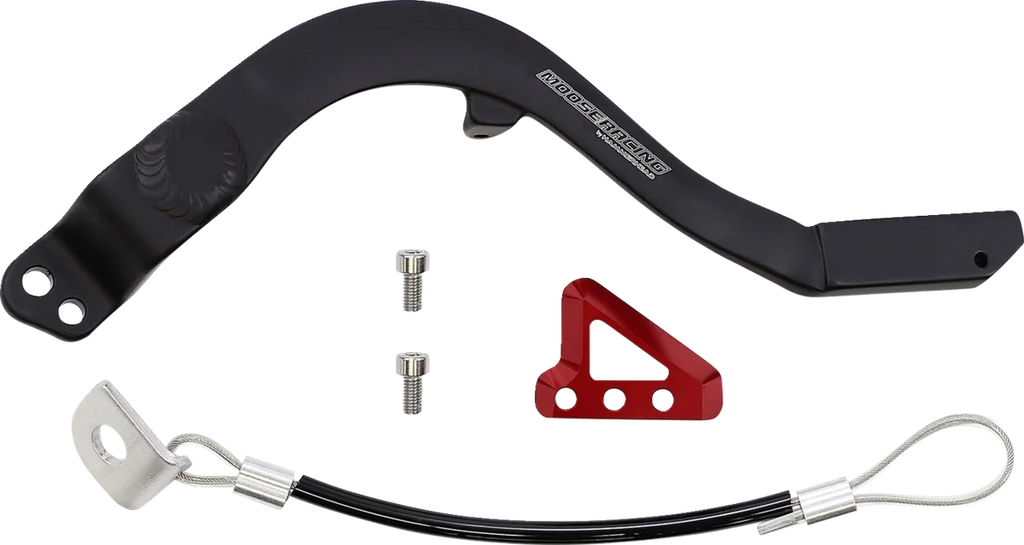 Moose Offroad Brake Pedal - Red - 82-0111-21-11 fits Honda - Main Product View
