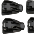 Load image into Gallery viewer, Moose Offroad Buckle Kit - Youth - Black 3430-0428 - Main Product View