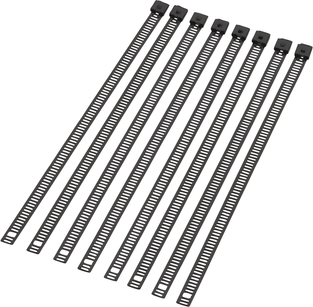 Moose Offroad Cable Tie - Silver - 14" - 8 Pack 304-0515 - Side View