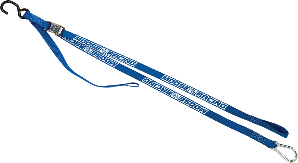 Moose Offroad Carabiner Tie-Down - Blue 3920-0356 - Main Product View