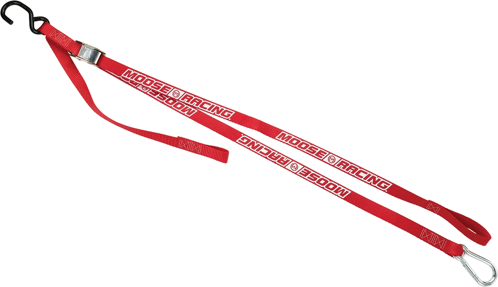 Moose Offroad Carabiner Tie-Down - Red 3920-0355 - Main Product View