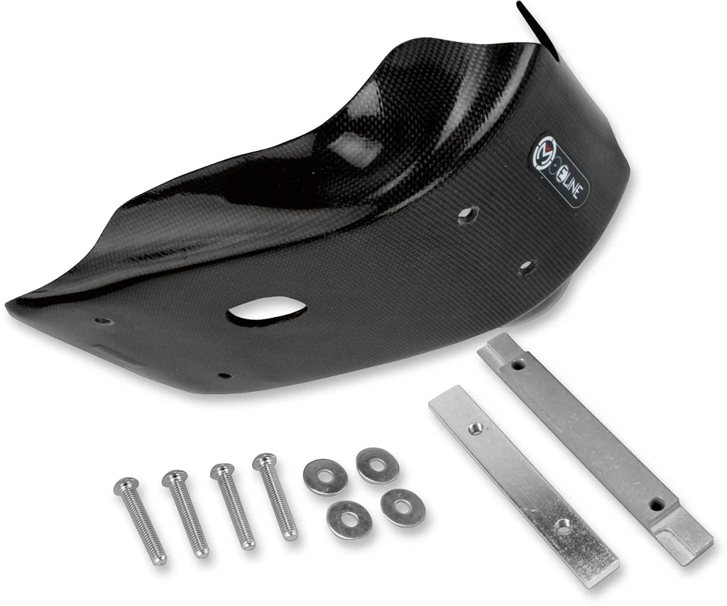 Moose Offroad Carbon Fiber Skid Plate - HSP25002 fits Honda CR250 - Main Product View