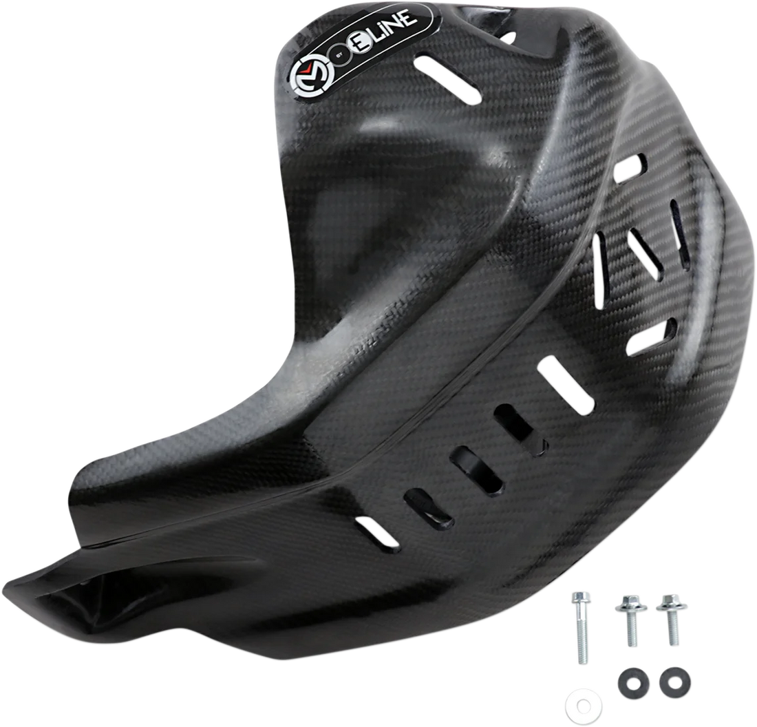 Moose Offroad Carbon Fiber Skid Plate - HSP25018 fits Honda - Back View