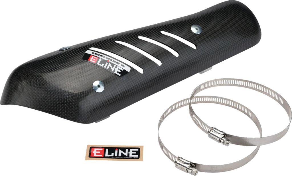 Moose Offroad Carbon Muffler - Bag Guard MBG355020 - Side View