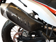 Load image into Gallery viewer, Moose Offroad Carbon Muffler - Bag Guard MBG355020 - Installation View