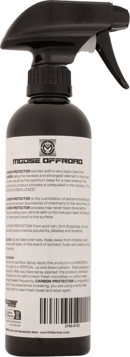 Moose Offroad Carbon Protector - 16 US fl oz. - Spray Bottle MORGC250616 - Side View