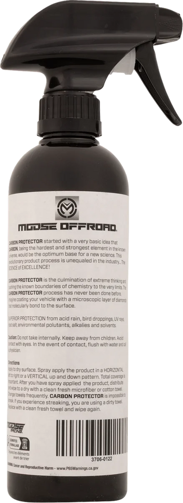 Moose Offroad Carbon Protector - 16 US fl oz. - Spray Bottle MORGC250616 - Side View