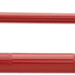 Load image into Gallery viewer, Moose Offroad Carbon Steel 7/8" Handlebar - ATV High - Red H31-6263R - Side View