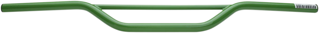 Moose Offroad Carbon Steel 7/8" Handlebar - CR Low - Lime H31-1038LM - Side View