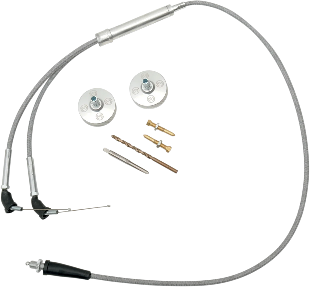 Moose Offroad Carburetor Cap Kit - Polished - Yamaha 33-CRB02-POL - Main Product View