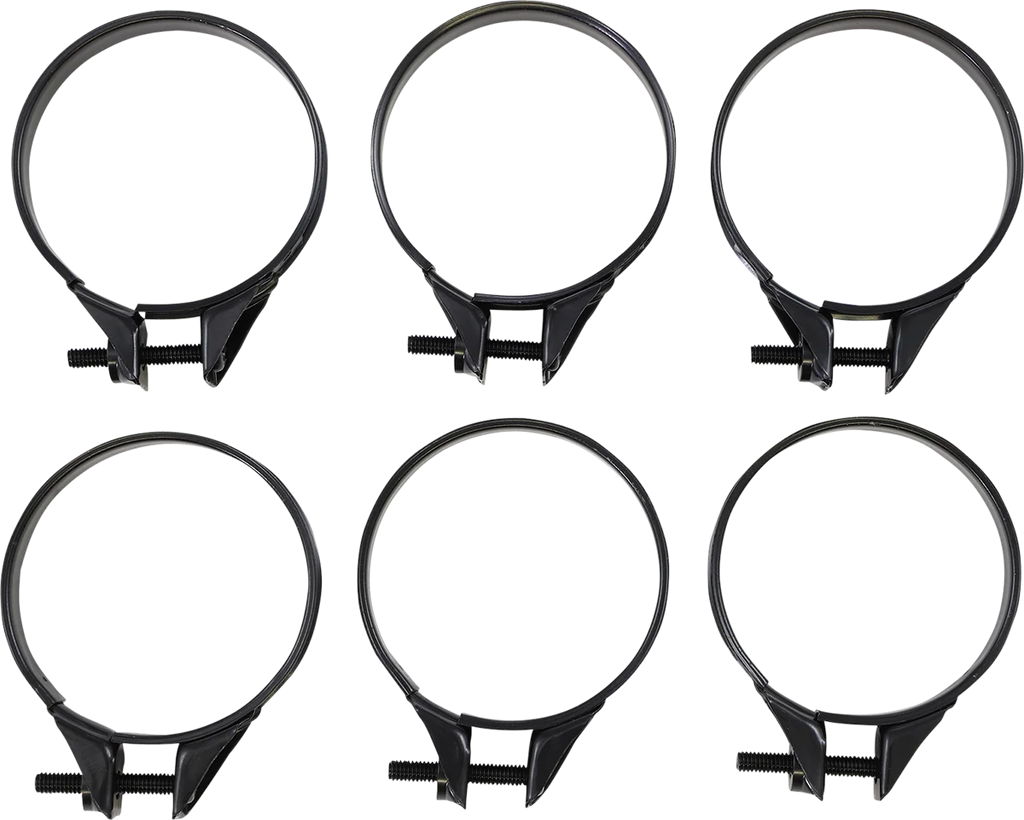 Moose Offroad Carburetor Clamps - 49-51 mm - 6-Pack 110-1051 - Main Product View