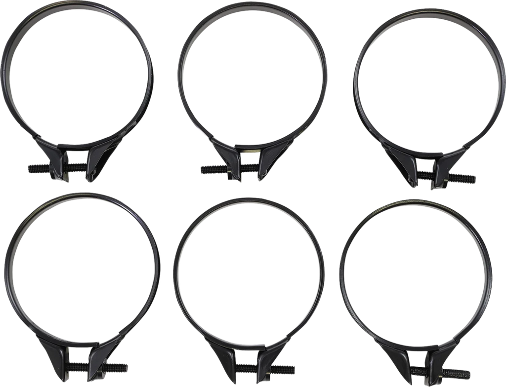 Moose Offroad Carburetor Clamps - 55-58 mm - 6-Pack 110-1058 - Main Product View