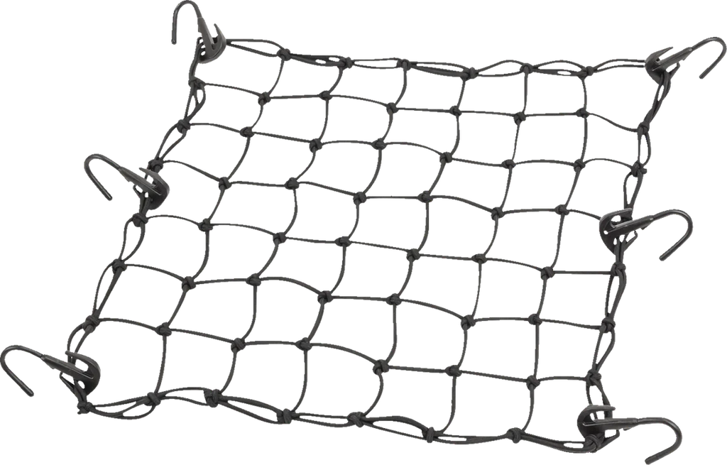 Moose Offroad Cargo Net - Adjustable - 15" x 15" - Black 50152-NM - Main Product View